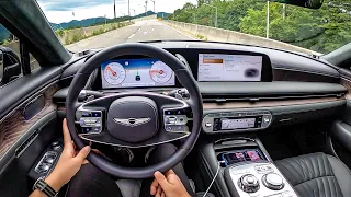 The New 2023 Genesis G90 3.5T AWD POV Test Drive