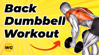 Back Dumbbell Workout At Home (Get Wide Back With These 10 Exercises)