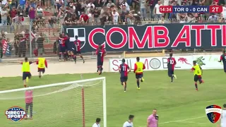 Calcio Spareggio Nazionale Eccelllenza - Torres-Cannara 1-0 (Highlights)
