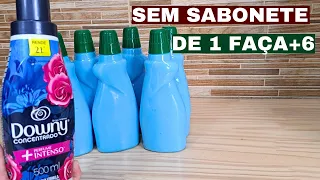 JUNTEI 2 INGREDIENTES NO MEU AMACIANTE E RENDEU PRA MAIS DE MÊS -  ECONOMIZE OU FATURE MUITO