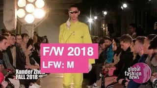 Xander Zhou Fall / Winter 2018 Men's Runway Show | Global Fashion News