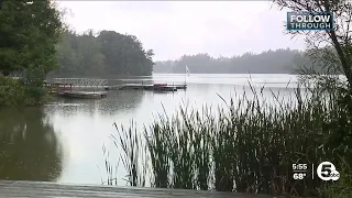 Draining begins at Hinckley Lake