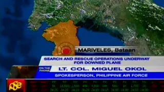 Search and rescue operations underway for downed plane in Corregidor