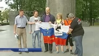 В Москве протестуют против восстановления памятнику Дзержинскому