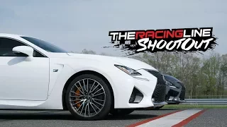 Track Battle! Randy vs Justin in the Lexus RC F, GS F & LC 500 - The Racing Line Shootout