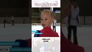 Who is Veronika Zhilina’s idol in figure skating? #shorts #figureskating (Вероника Жилина 2023)