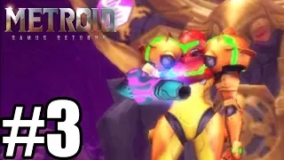 Metroid Samus Returns Gameplay Walkthrough Part 3 [ 3DS ] - No Commentary