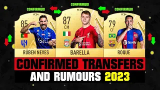 FIFA 23 | NEW CONFIRMED TRANSFERS & RUMOURS! 🤪🔥 ft. Barella, Ruben Neves, Roque... etc