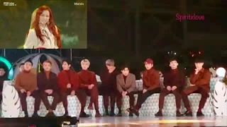 Exo reaction to Blackpink [MMA] 2016 fancams