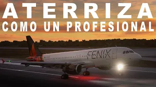 ATERRIZA el Airbus A320 como un PROFESIONAL piloto REAL A320