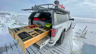 Truck Camping the 25 Mile Ice Road