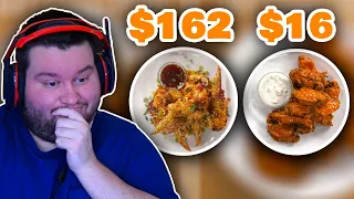 Flats REACTS to $162 vs $15 Chicken Wings | Pro Chef & Home Cook Swap Ingredients