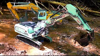 Not Allowed to be Human - "Digging Deep" Eps. 2 - K970 & 946 Excavators  | RC ADVENTURES