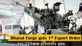 Bharat Forge gets 1st Export Order for 155mm artillery gun