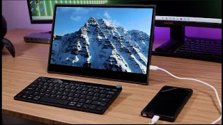 Perfect Samsung Dex Mobile Setup! UPERFECT UColor O 15.6" 4K OLED Portable Touch Display!