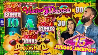 🐽 15 JUEGOS PAGÓ JACKPOT NUEVECITA LUCKY HOG SLOT EN RESORTS WORLD CASINO LAS VEGAS !