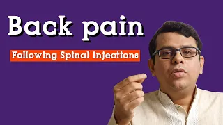 Back pain following spinal injection | Caesarean Section Delivery & Back Pain