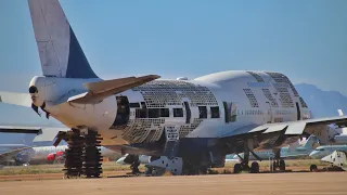 Pinal Airpark Airplane Graveyard Tour | 732, A340, 747, A330 | April 2023 [4K]