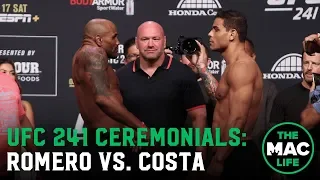 Yoel Romero vs. Paulo Costa | UFC 241 Ceremonial Weigh-Ins