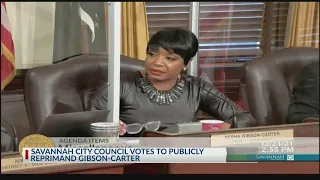 Savannah City Council reprimands Alderwoman Gibson-Carter