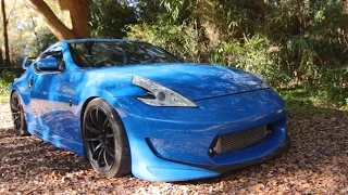 Twin Turbo 370z Review!- Boosted,Blue, and Lady Driven!