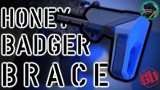 HONEY BADGER PDW Best Pistol Brace?? Unboxing Review!!! by SB Tactical
