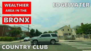 Driving Through Edgewater, Country Club Section Of The Bronx