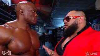 Bronson Reed confronts Bobby Lashley - WWE Raw 4/3/2023