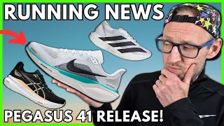 NIKE PEGASUS 41 - MORE PAIRS of ADIDAS PRO EVO 1 - SHOE RELEASES - MAY 2024 | RUNNING NEWS EP 90