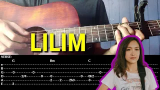 LILIM BY: VICTORY WORSHIP || FINGERSTYLE GUITAR TUTORIAL || STEP BY STEP || WITH TABS ON SCREEN