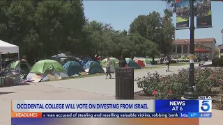 Occidental College plans to vote on divestment from Israel