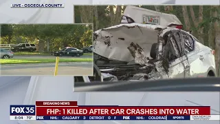 FHP: 1 killed after car crashes into watch in Osceola County