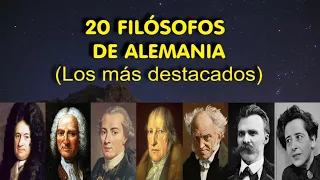 Filósofos alemanes - 20 grandes mentes de Alemania