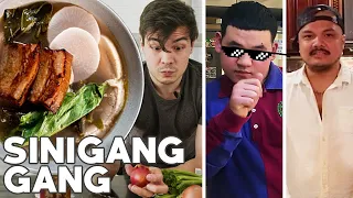 Sinigang Cooked 3 Ways by 3 Filipino Cooks: Pork Belly, Beef Short Ribs, Seafood