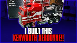 Kenworth Aerodyne Revell Scale Model Build 1/32 Kit