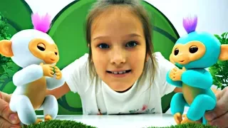 Интерактивные игрушки - обезьянки - видео для детей