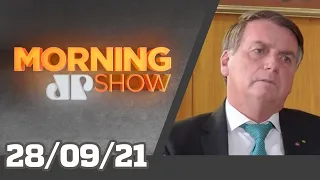 BOLSONARO NO 'DIRETO AO PONTO' - MORNING SHOW - 28/09/21