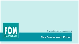 Five Forces nach Porter | FOM Video Based Learning