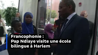 Francophonie : Pap Ndiaye visite une école bilingue à Harlem