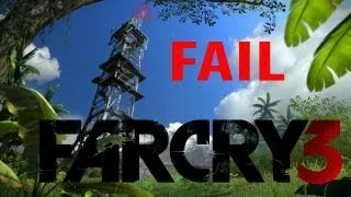 Far Cry 3 Gameplay - Radio Tower Climbing Fail
