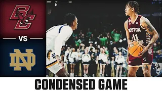 Boston College vs. Notre Dame Condensed Game | 2022-23 ACC Men’s Basketball