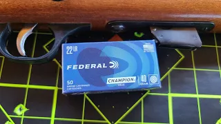 Federal Champion Solid 40gr 22LR Accuracy & Chronograph Test W/ Marlin Glenfield Model 25