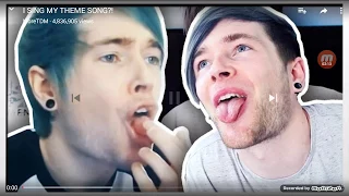 Weirdest video dantdm sings his intro (the red one has been chosen)