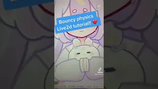 Make bouncy physics like this in #live2d #vtuber #yoshinoart