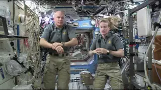 Space Station Crewmembers Discuss Life in Space with the Media