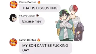 BNHA TEXTS || Endeavour Finds Out About TodoDeku ||