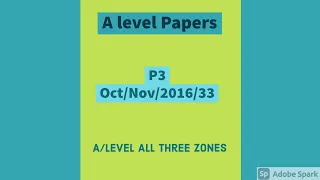 past paper solution Oct  Nov 2016/33