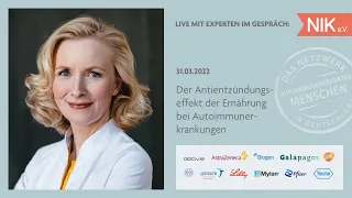 Der Antientzündungseffekt der Ernährung bei Autoimmunerkrankungen mit Dr. Anne Fleck