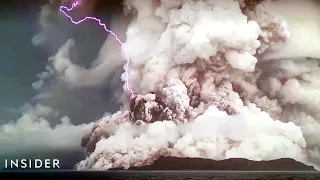 Video Captures Massive Volcanic Eruption In Tonga