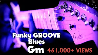 Funky Blues Backing Track for Guitar in G minor